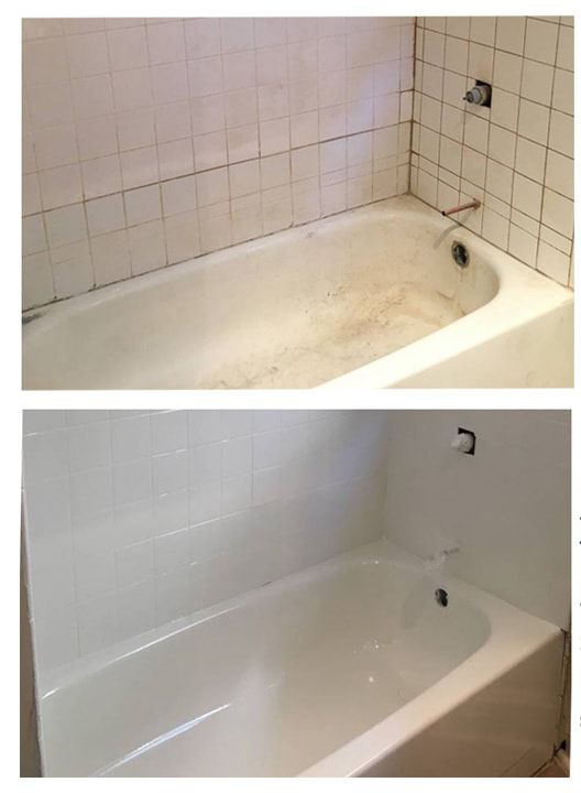 Bathtub Refinishing Houston Before, Bathroom Tile Reglazing Cost