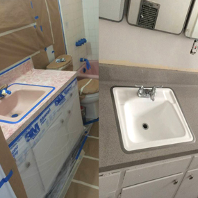 Houston Bathroom Counter Resurfacing